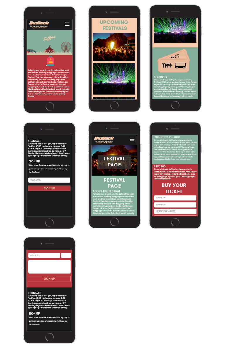 Mobile page